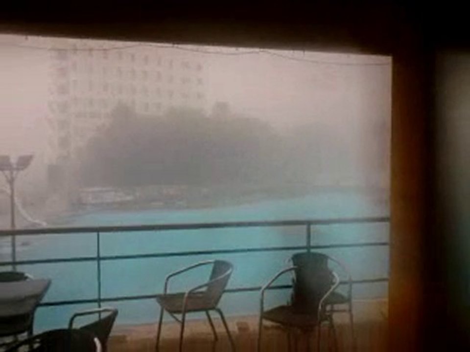 Tempête de mousson sur Bombay