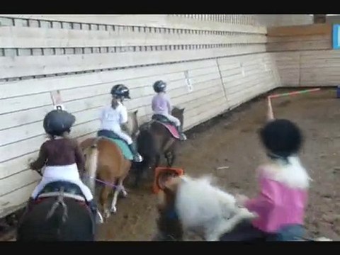 Ilona à l'équitation le 1er septembre 2010