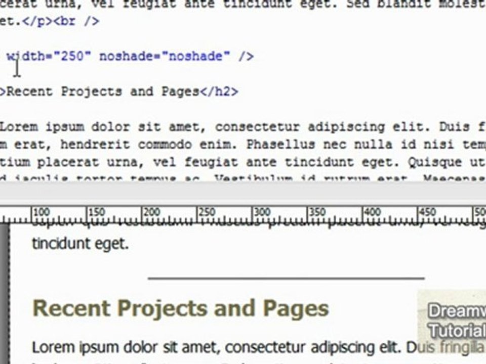 html Horizontal Rule Styling