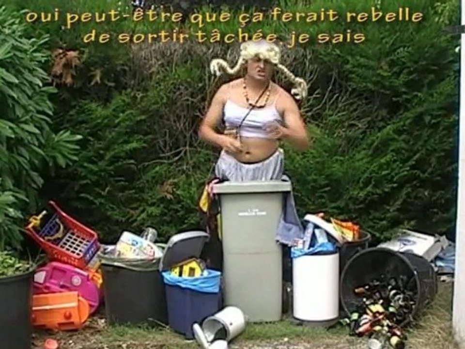 La poubelle parodie de la plus belle de Sylvie Vartan