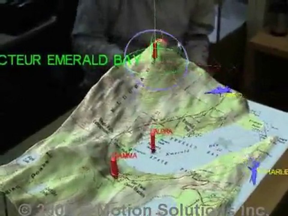 Augmented Reality Military Animated Terrain