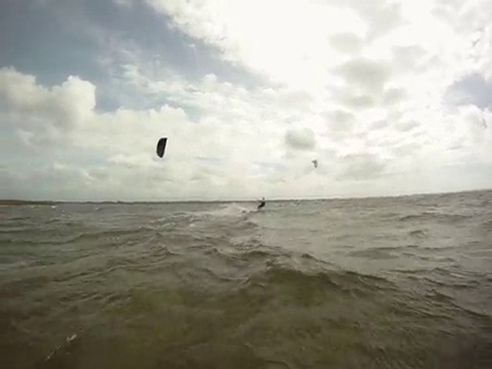 Kitesurf Tahiti (Sanguinet) Août 2010
