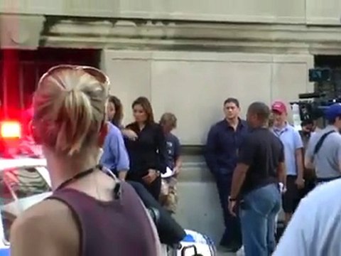 Wentworth Miller On Set of Law and Order SVU #1