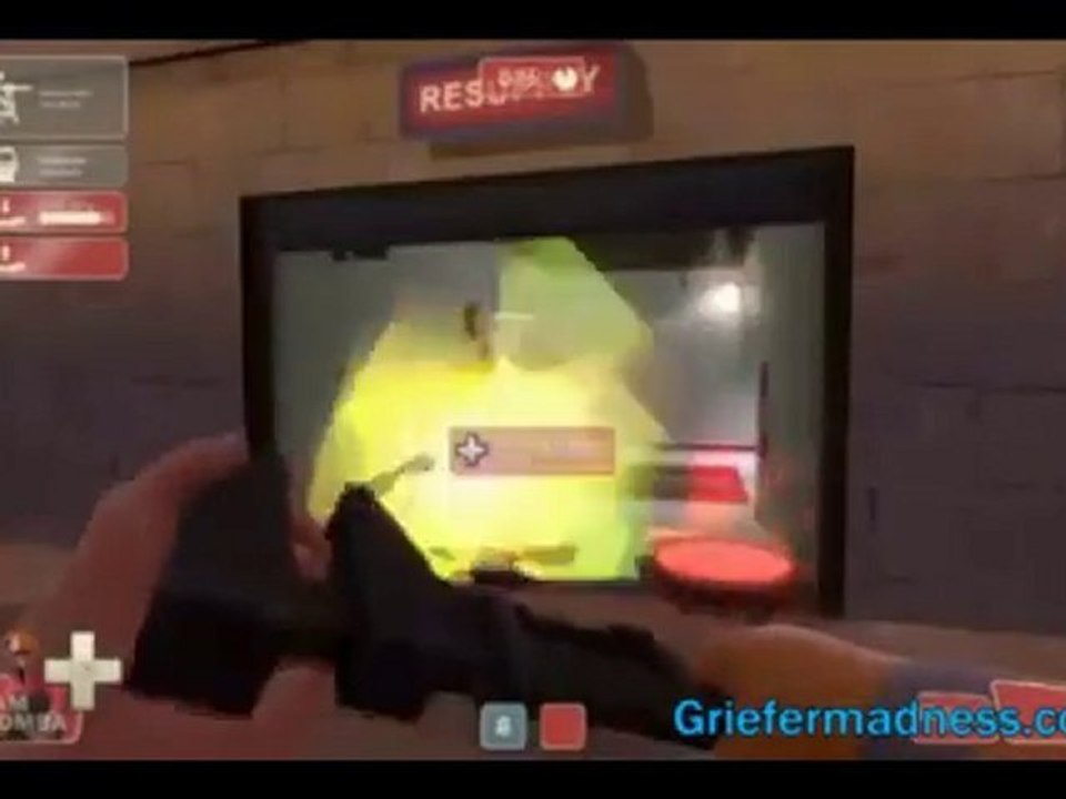 Team Fortress 2 TEAM ROOMBA Griefing with Sprays and more!