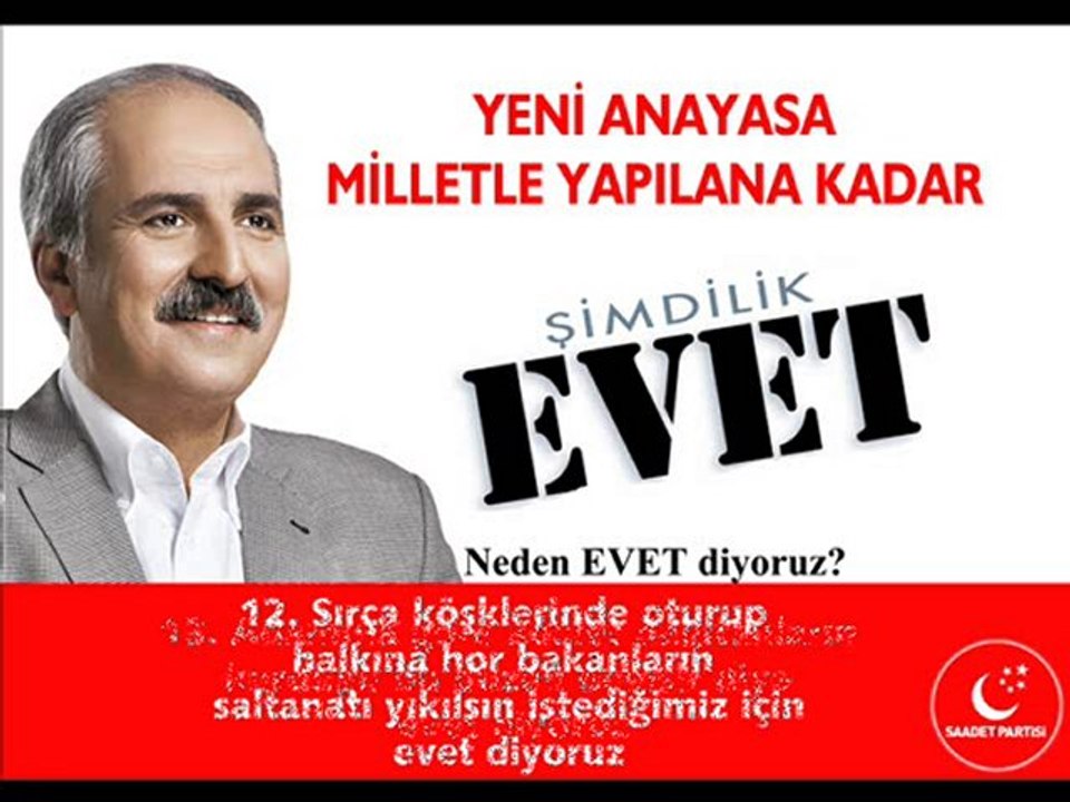 "12 Eylül'de Neden EVET diyoruz"