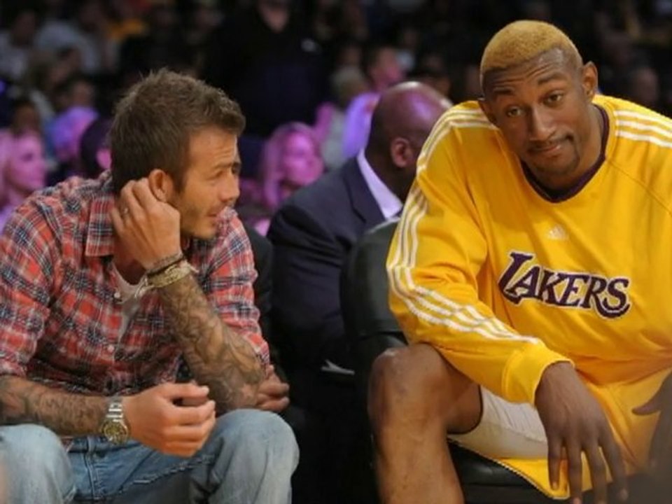 Beckham beim Basketball
