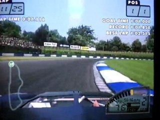 Sega Dreamcast Le Mans LMGTS Record @ Donington Nat 1:02.515