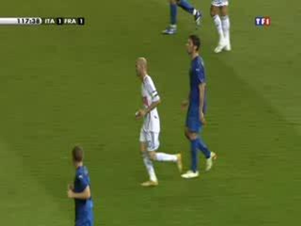 zidane coup-tete à materazzi