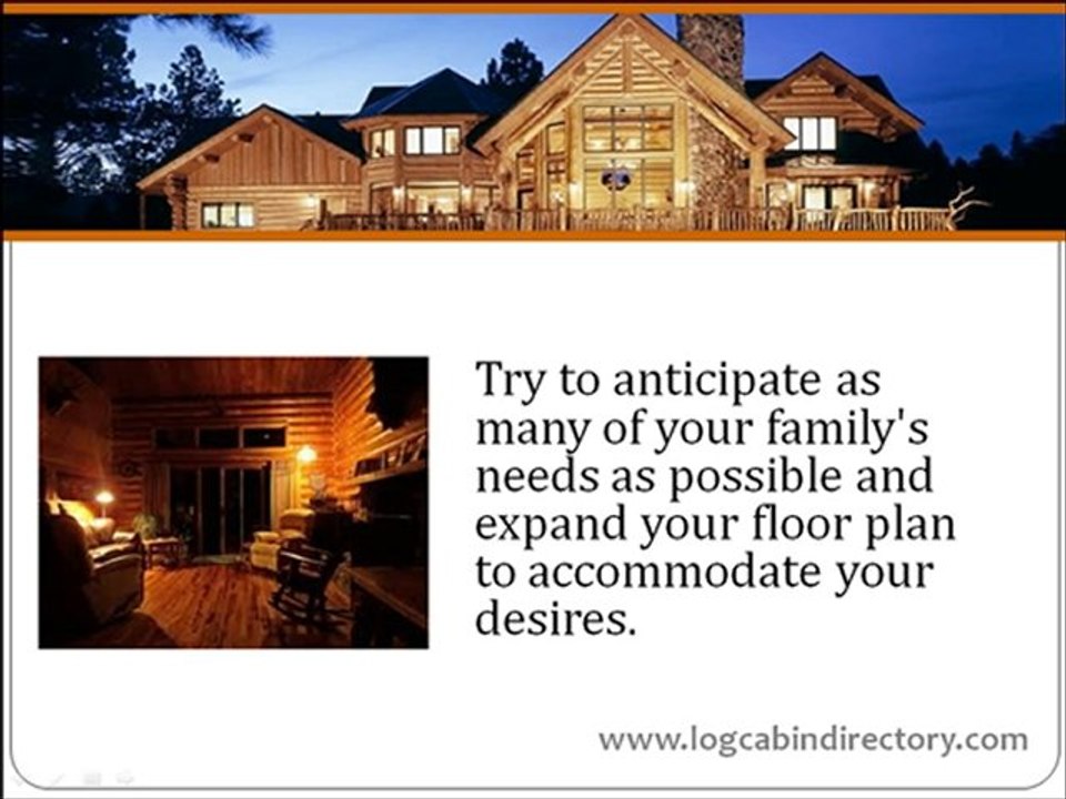 Choosing a Log Home Floor Plans
