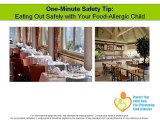 Tips for Eating Out Safely With Food Allergies