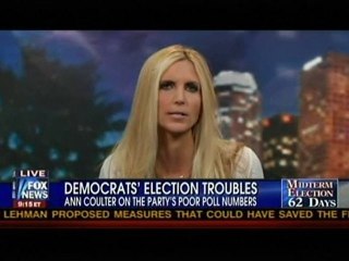 Ann Coulter on Hannity 9-1-2010 (elections)