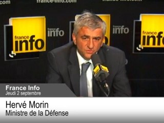 Afghanistan : Hervé Morin s'explique sur les tirs amis