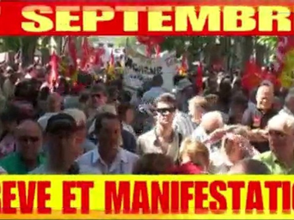 TOUS A LA MANIF DU 7 SEPTEMBRE