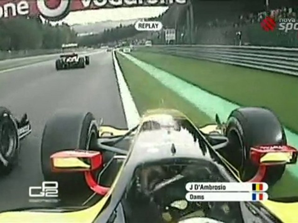 warm up opps Jérôme d'Ambrosio 2010 GP2 Rd08 Spa Race 2