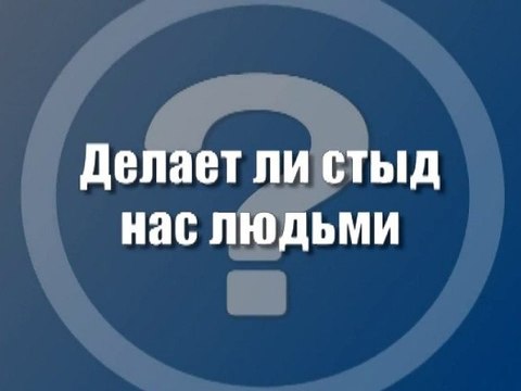 Делает ли стыд нас людьми