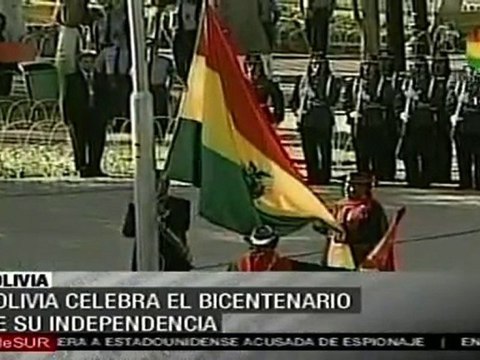 Bolivia festeja bicentenario de su Independencia