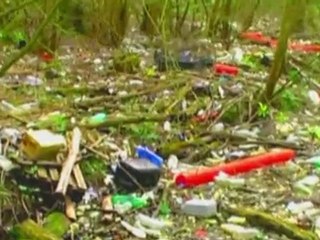 Macro-déchets sur les rives de la Seine Normande