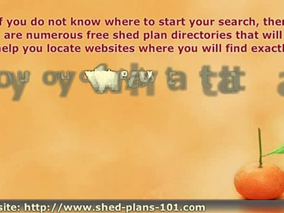 Download Free Shed Plans Online