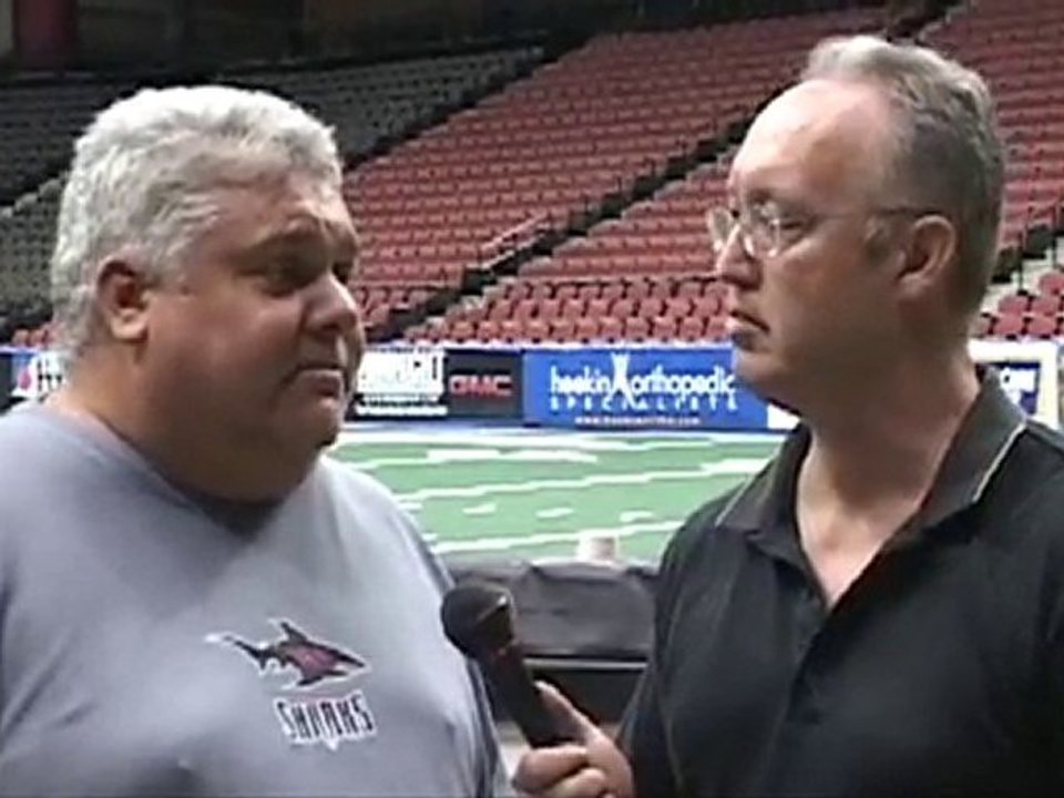 Jacksonville Sharks Head Coach Les Moss Interviewed ...