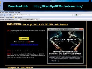 How to get beta client of Black Ops multiplayer for PS3 FREE