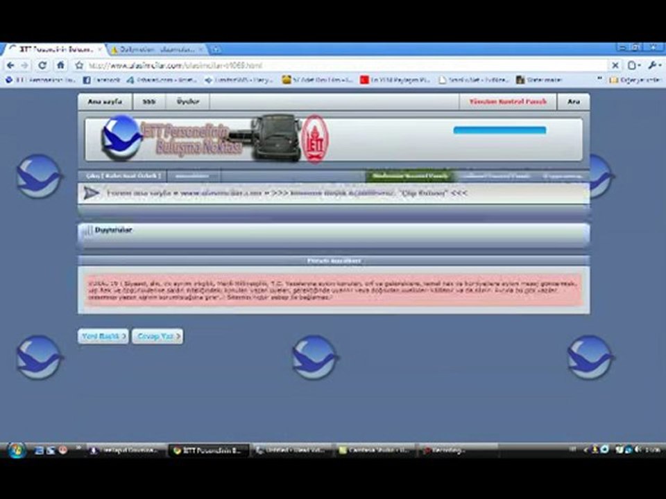 Foruma video yükleme