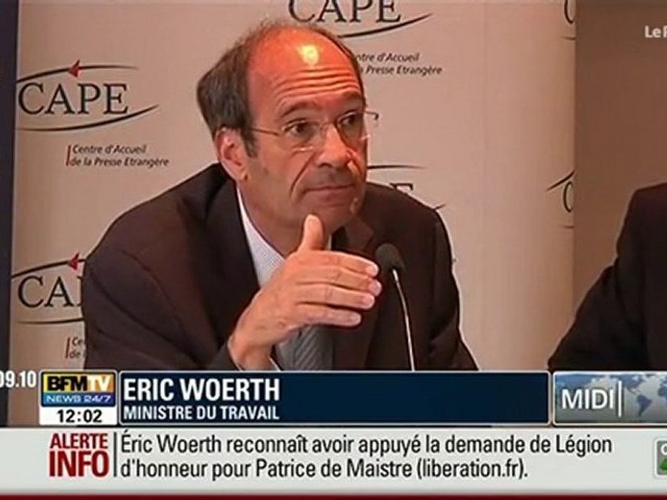 Woerth a menti