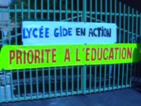 Uzès : le lycée Gide se mobilise