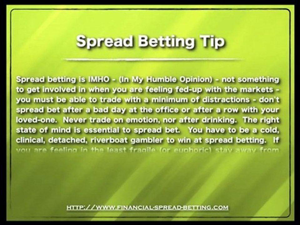 Spread Betting, Trading Tips and Mass Psychology
