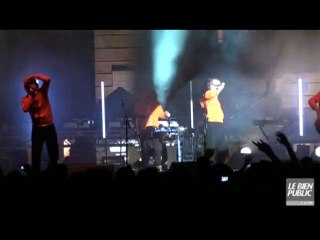 Elektrisk Gonner sur la scène du concert de rentrée