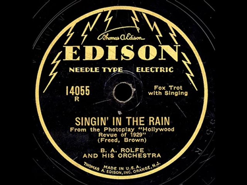Singing In The Rain-B.A. Rolfe Orchestra-1929