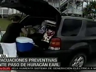 Evacuaciones preventivas ante paso de huracán Earl por Caro