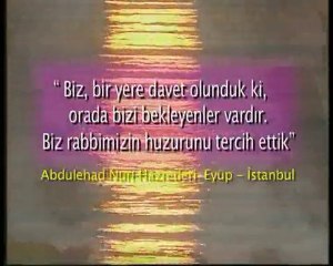 Abdülehad Nûrî Hazretleri (3) video