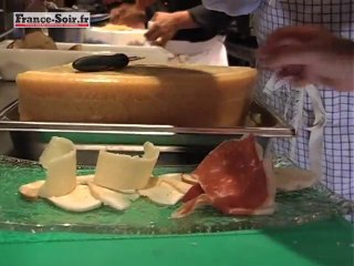 Carpaccio de cèpes au jambon de Parme et Parmesan