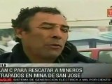 Plan C para rescatar a mineros chilenos atrapados