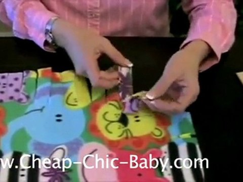 How to make a No Sew Fleece Baby Blanket