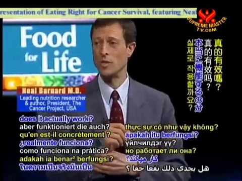 Dr. Neal Barnard: Eating Right for Cancer Survival - P1/8