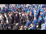Nicolas Sarkozy défend l'énergie nucléaire (Montbard 3/9/10)