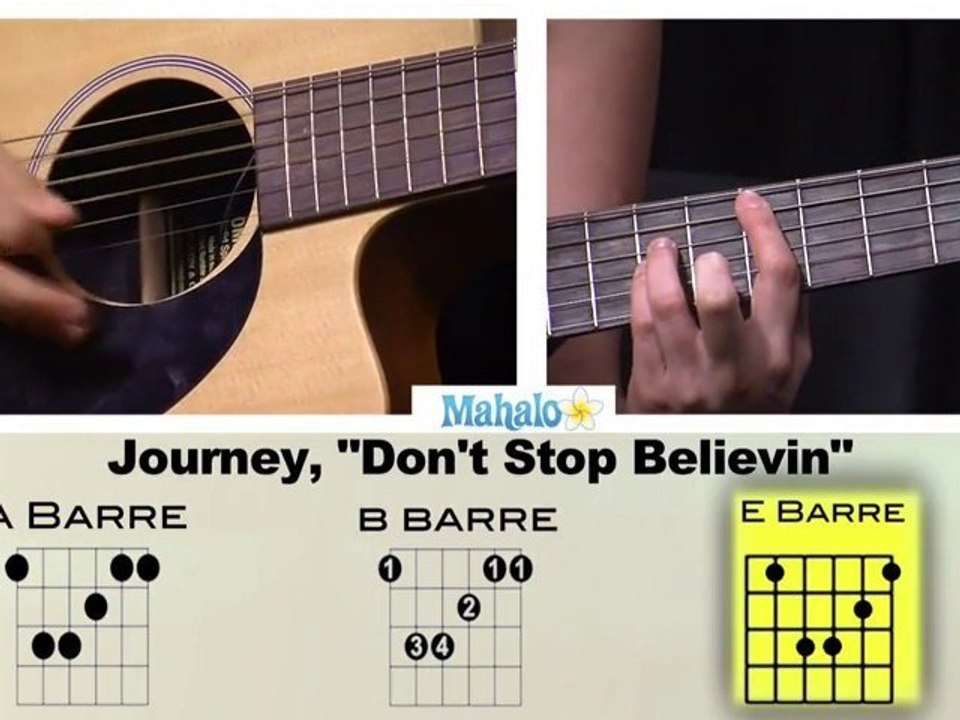 How To Play Don't Stop Believin' By Journey On Guitar