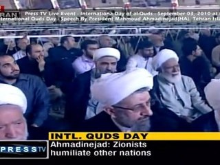 el-Quds Day 2010 speech Ahmadinejad 3 September 2010 1