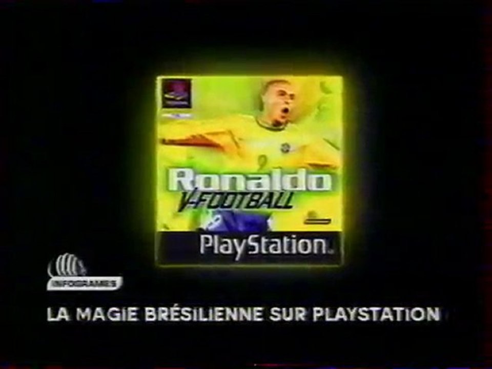 Publicité Ronaldo V-Football Playstation 2000
