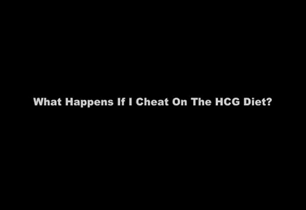 Cheating on hCG Diet