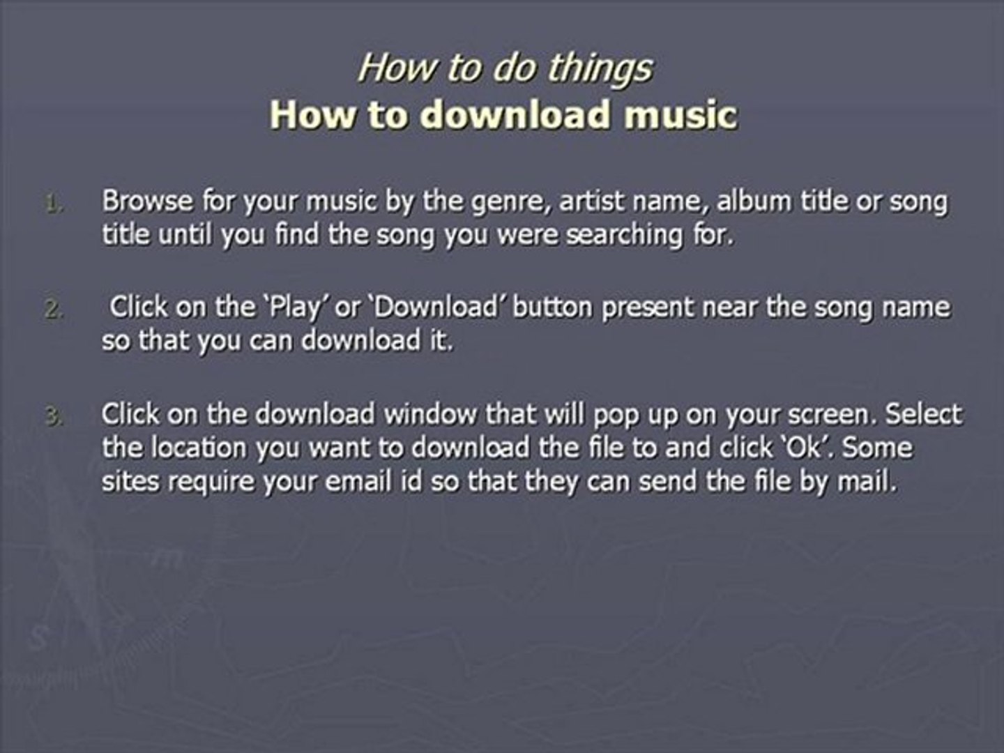 ⁣How to download music