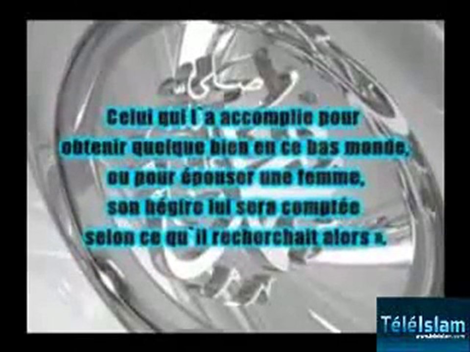(islam) Hadith n°1 des 40 an-Nawawi.