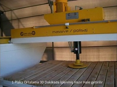 Som-maK Mermer Granit Makinaları Köprü Cila Polisaj Makinası