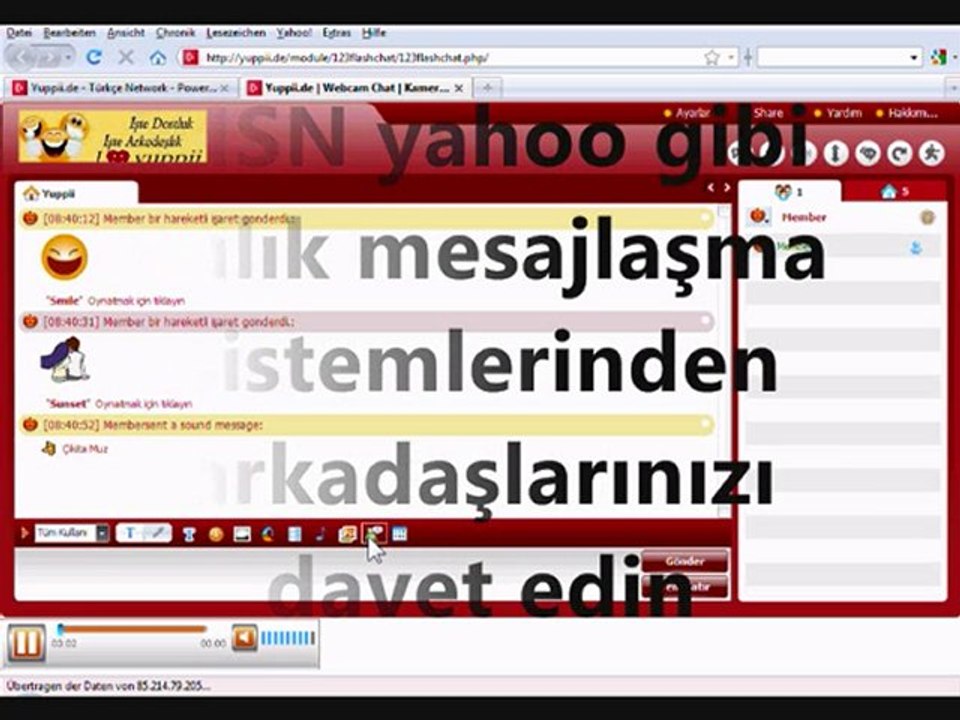Yuppii Chat Anlatım