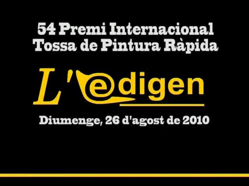 54 Premi Internacional Tossa de Pintura Ràpiuda. El premis