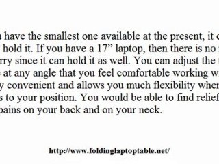 Folding Laptop Table