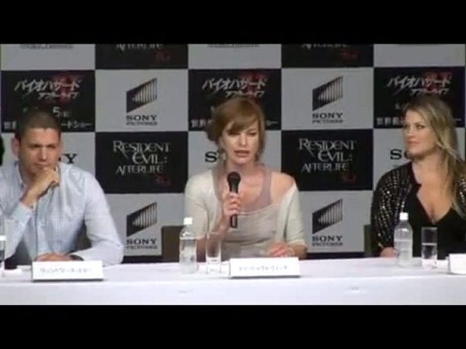 Resident Evil Afterlife Press Conference in Tokyo #4