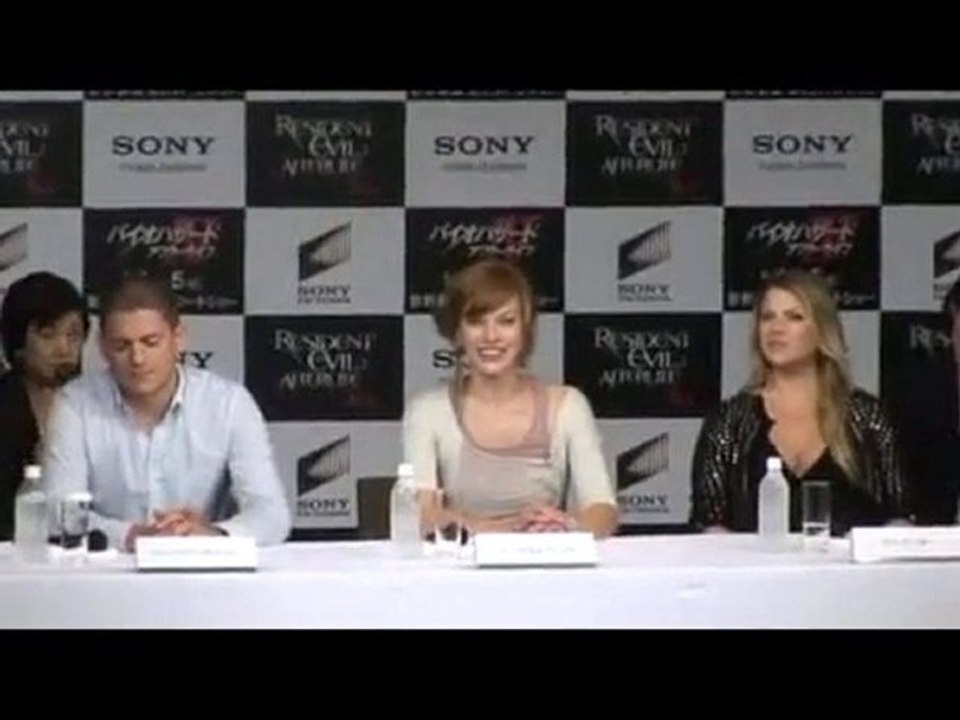 Resident Evil Afterlife Press Conference in Tokyo #3