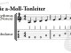 Gitarre spielen lernen Anfänger: A-moll-Tonleiter